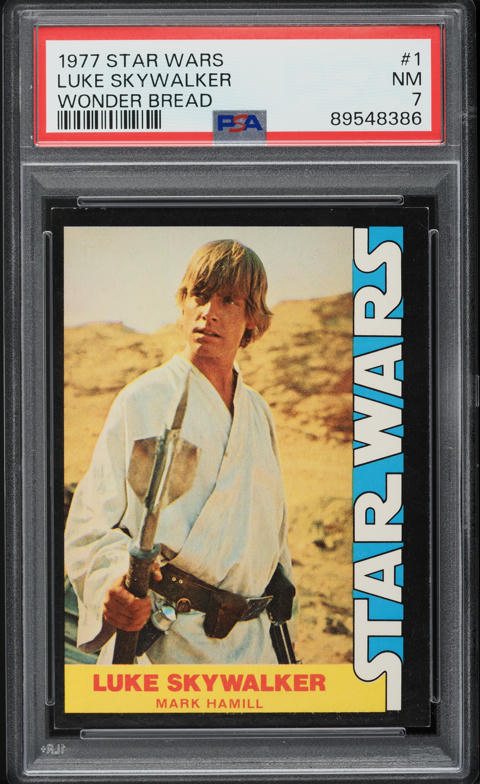 1977 Topps Star Wars Luke Skywalker Mark Hamill AUTO DNA 9