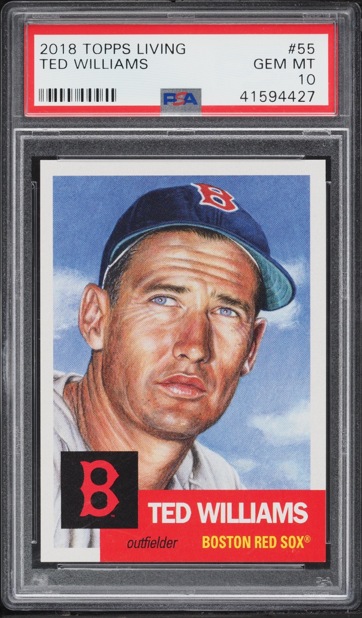 2018 Topps Living Ted Williams #55 PSA 10 GEM MINT