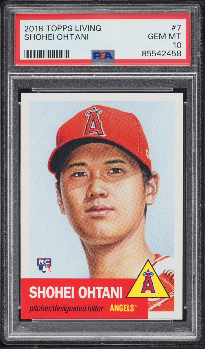 2018 Topps Living Shohei Ohtani ROOKIE #7 PSA 10 GEM MINT