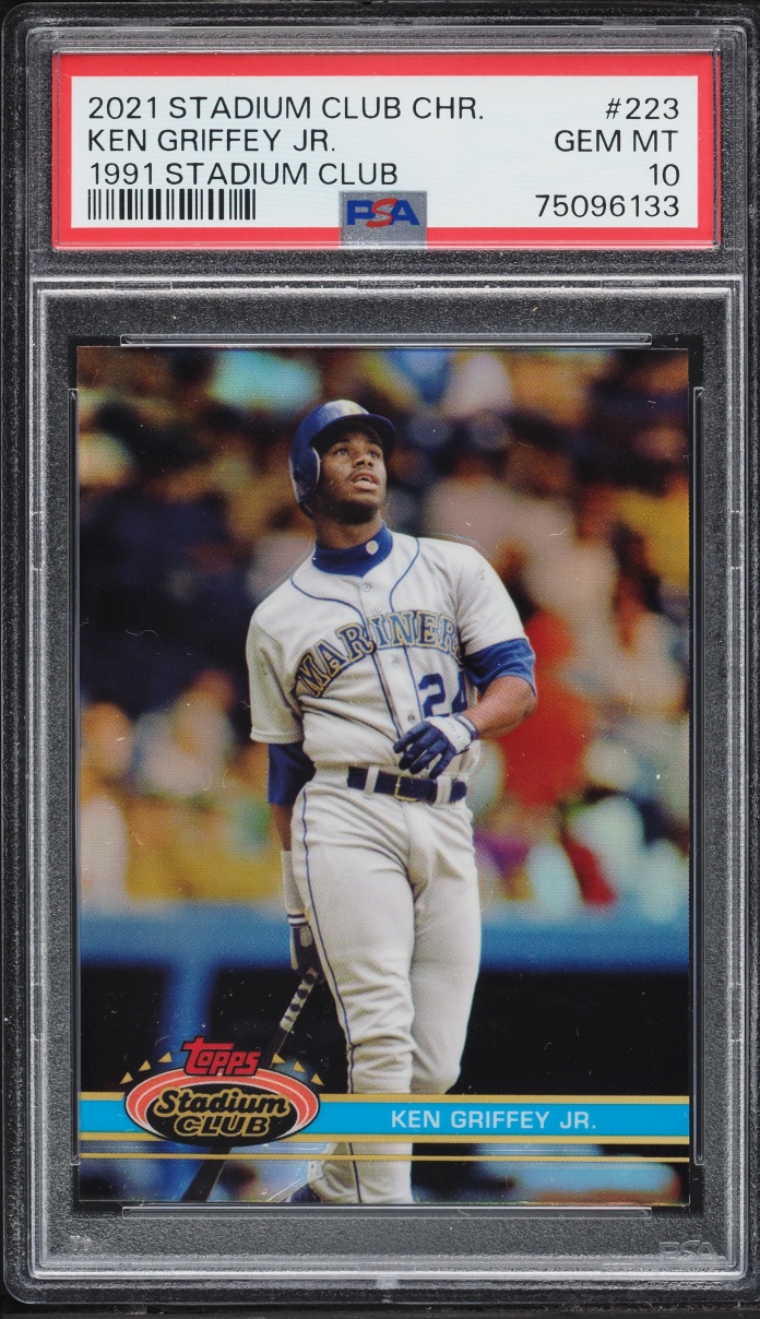 2021 Stadium Club Chrome '91 Ken Griffey Jr. #223 PSA 10 GEM MINT
