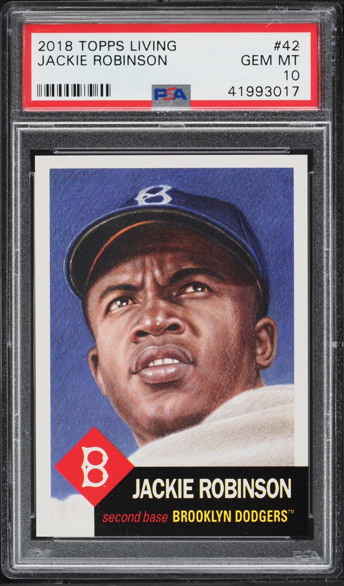 2018 Topps Living Jackie Robinson #42 PSA 10 GEM MINT