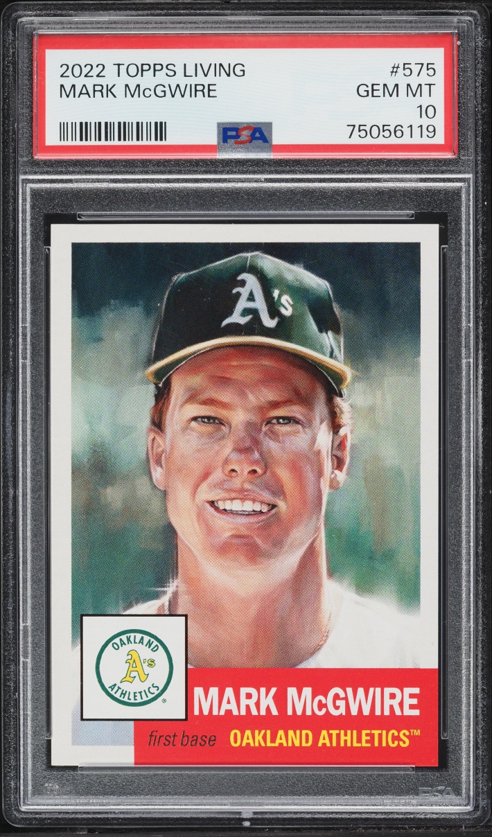 2022 Topps Living Mark McGwire #575 PSA 10 GEM MINT