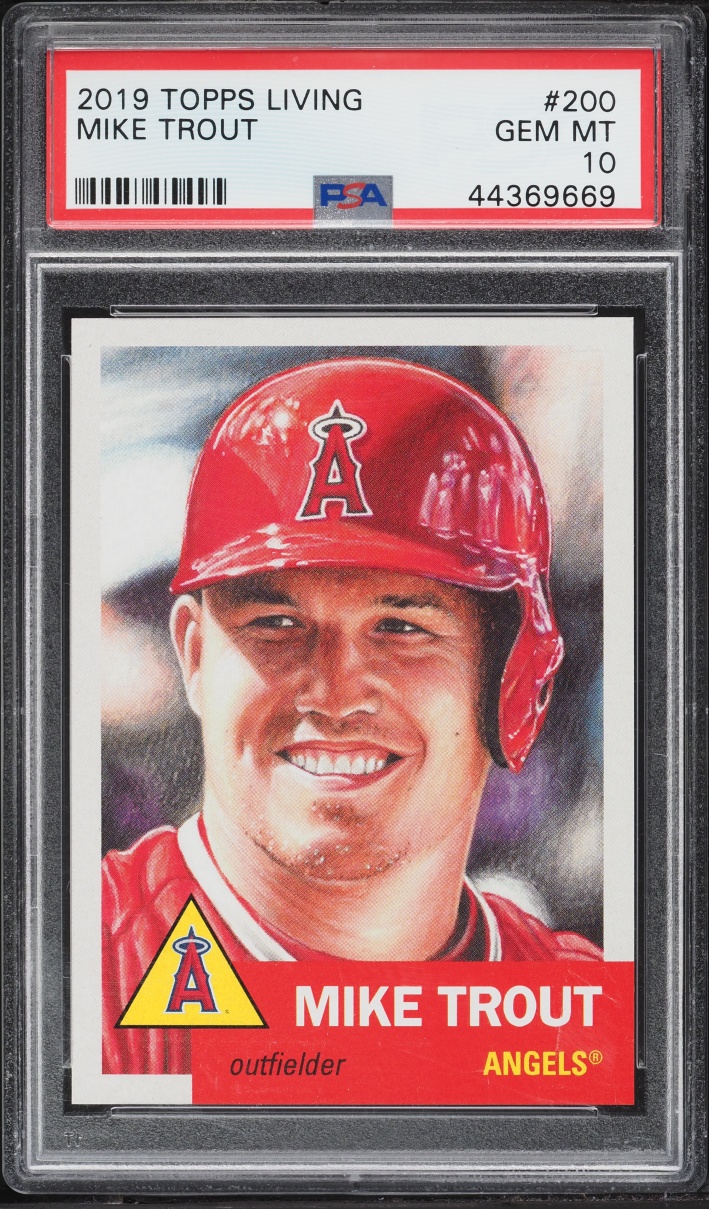 2019 Topps Living Mike Trout #200 PSA 10 GEM MINT