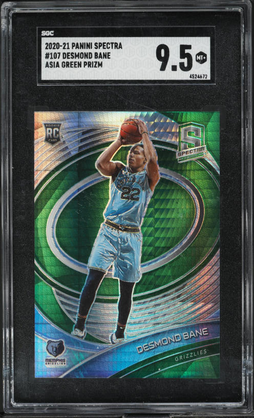 2024 Topps Chrome Sky-Light Orange Geometric Desmond Bane AUTO /25