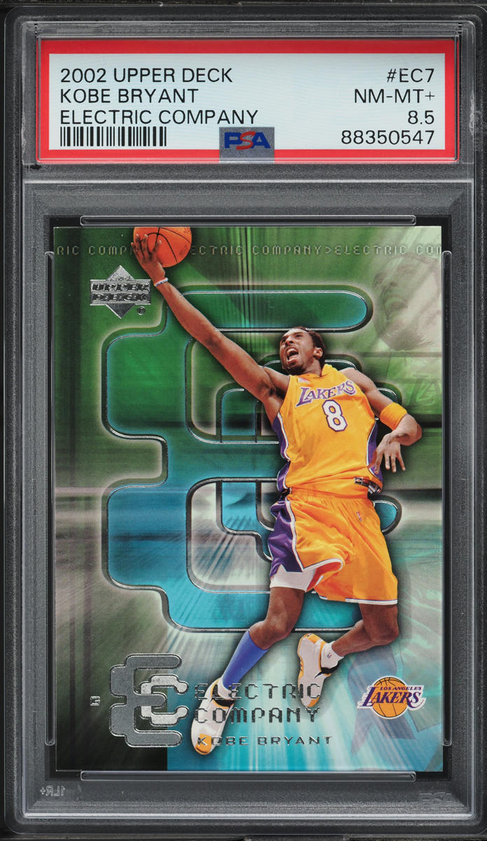2002 Upper Deck Electric Company Kobe Bryant #EC7 PSA 8.5 NM-MT+