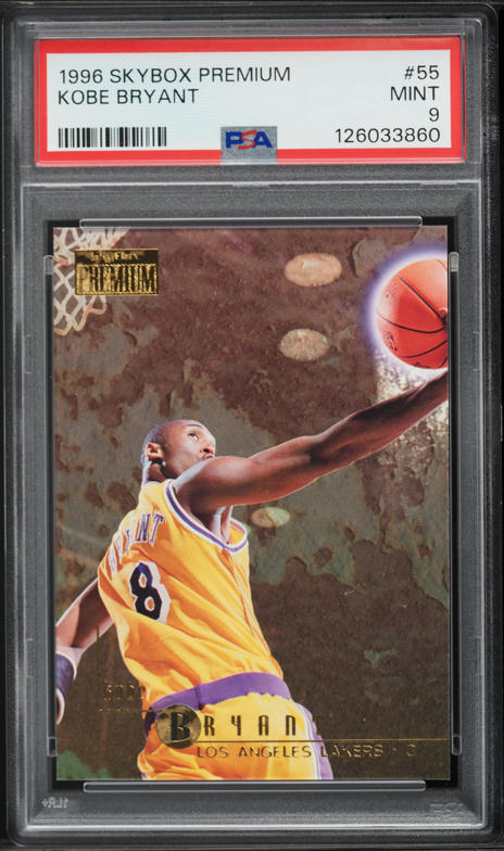 1997 Skybox Premium Players Kobe Bryant #3 BGS 9 MINT on Fanatics