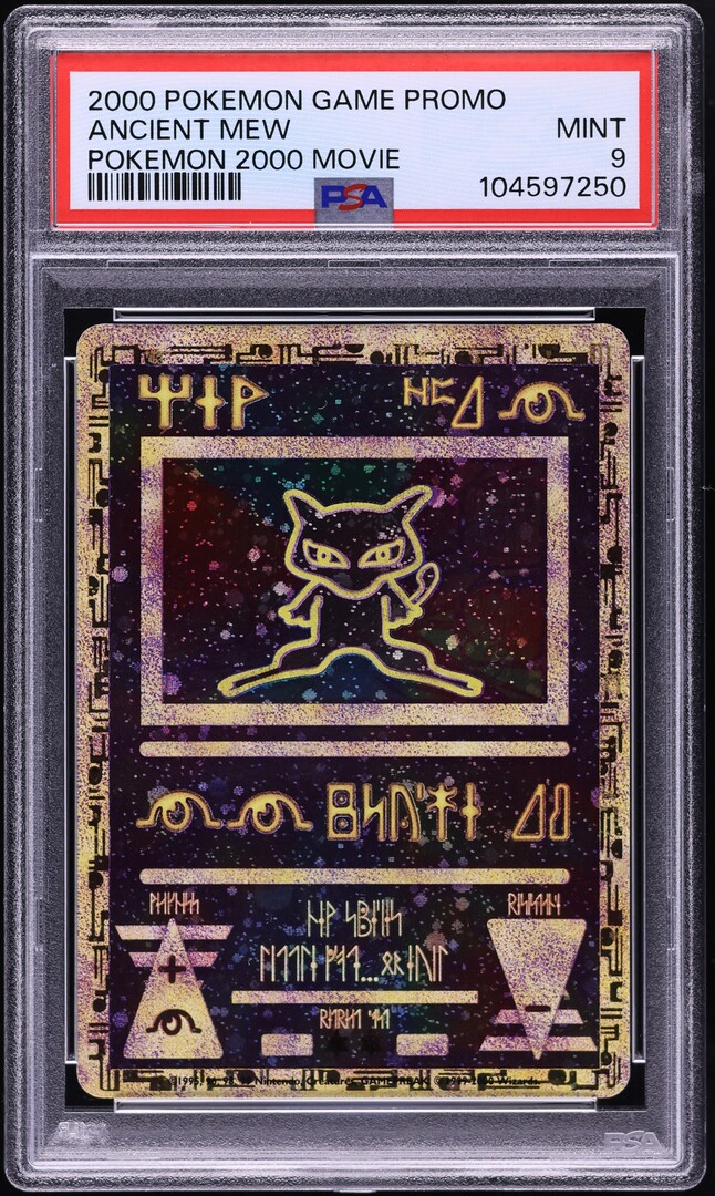 2000 Pokemon Movie Promo Ancient Mew PSA 9 MINT
