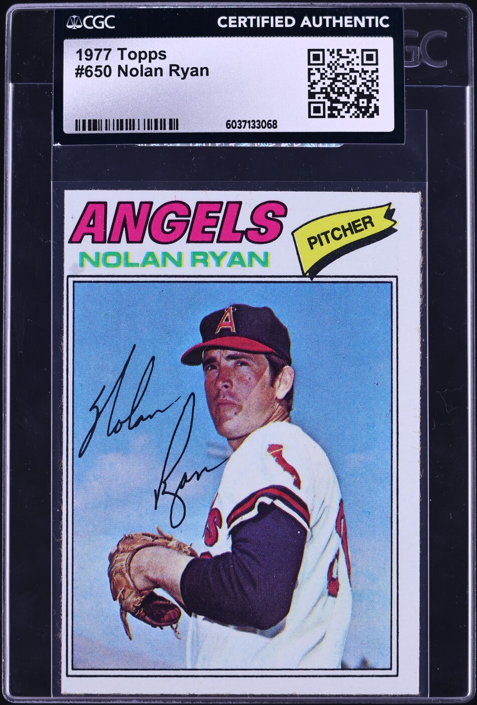 1977 Topps Nolan Ryan #650 CGC AUTH