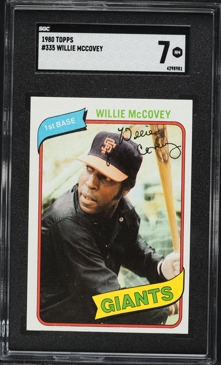 1980 Topps Willie McCovey #335 SGC 7 NRMT