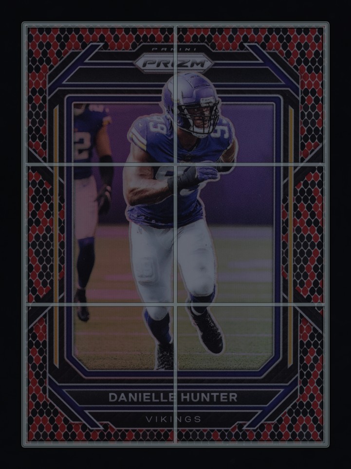 2022 Panini Prizm Snakeskin Danielle Hunter #194 MBA AUTH