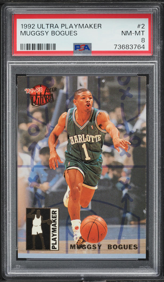 1992 Ultra Playmaker Muggsy Bogues #2 PSA 8 NM-MT