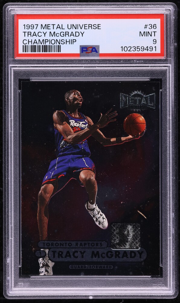 1997 Topps Basketball Tracy McGrady ROOKIE #125 PSA 10 GEM MINT on
