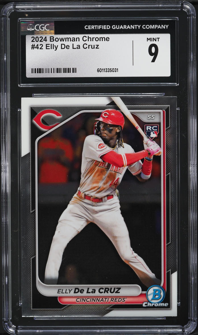 2024 Bowman Chrome Elly De La Cruz ROOKIE #42 CGC 9 MINT on Fanatics ...