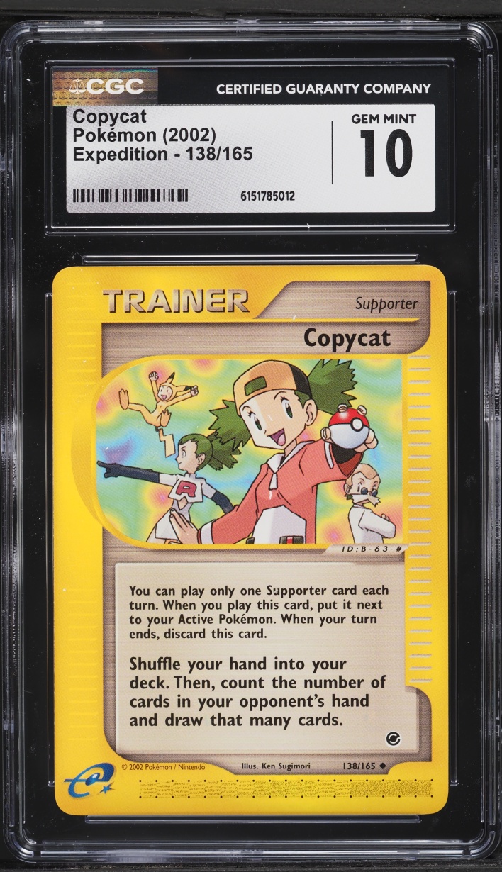 2002 Pokemon Expedition Copycat #138 CGC 10 GEM MINT
