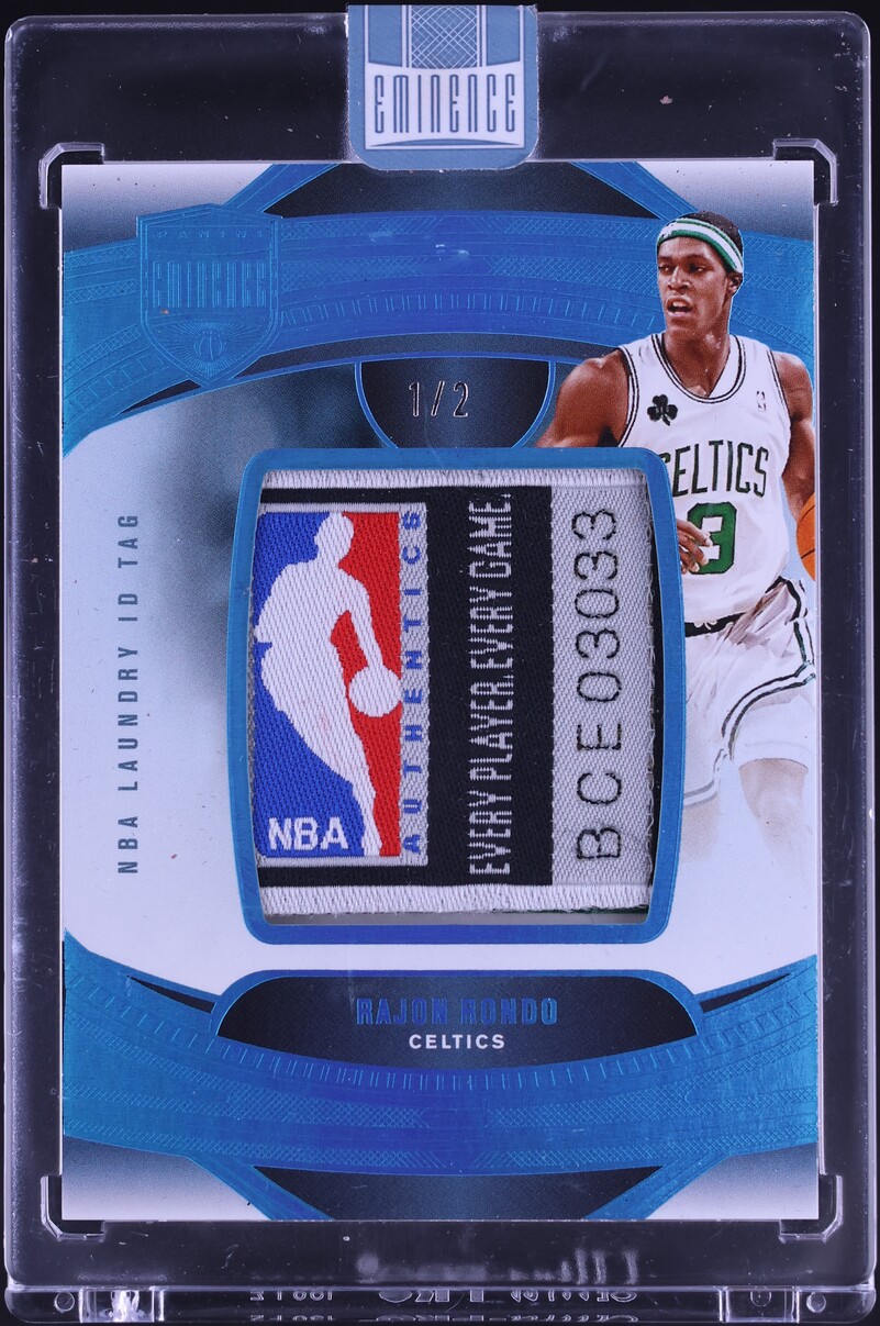 2024 Panini Eminence NBA Laundry ID Tag Rajon Rondo PATCH 1/2 #LAU-RAJ ...