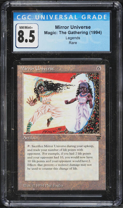 1994 Magic The Gathering MTG Legends The Lady Of The Mountain PSA