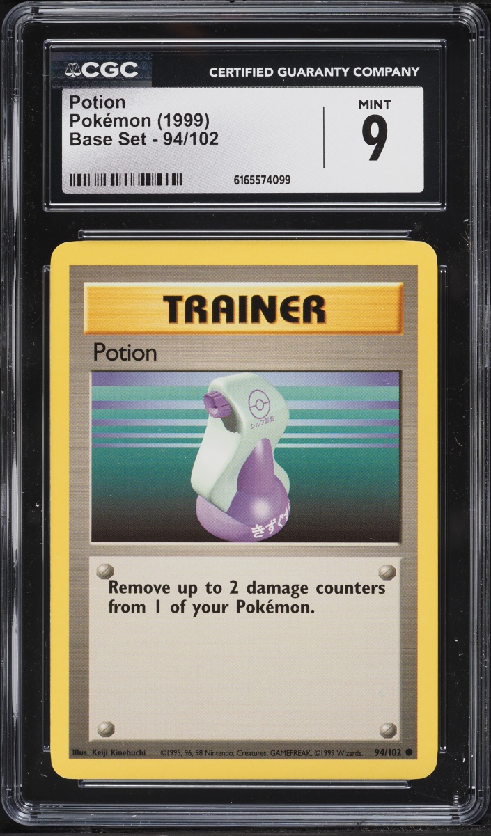 1999 Pokemon Base Set Potion #94 CGC 9 MINT
