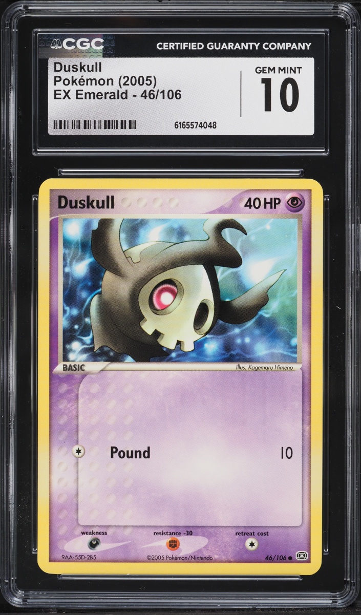 2005 Pokemon EX Emerald Duskull #46 CGC 10 GEM MINT