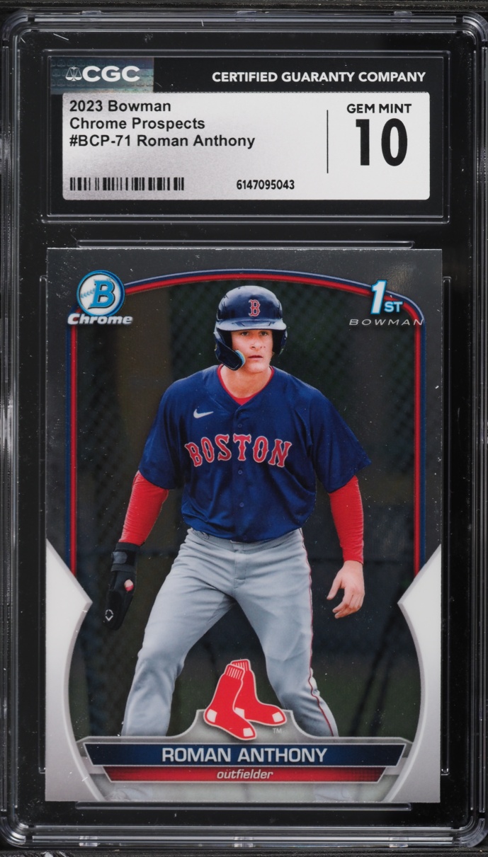 2023 Bowman Chrome Roman Anthony PROSPECT #BCP-71 CGC 10 GEM MINT