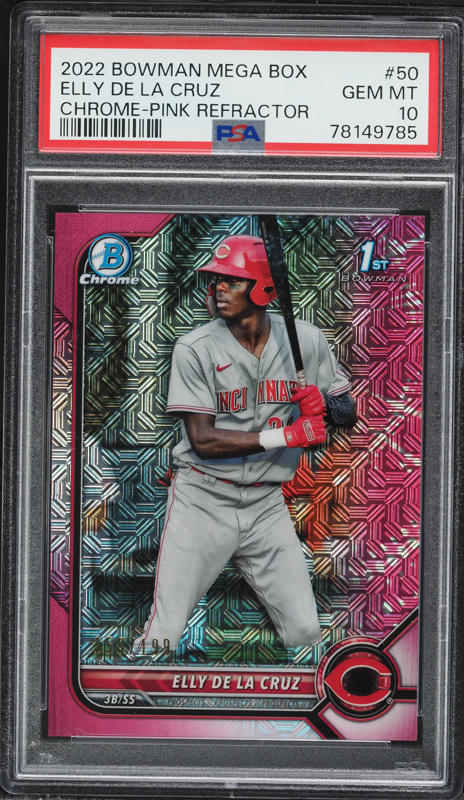 2023 Bowman Chrome Purple Refractor Elly De La Cruz ROOKIE /250