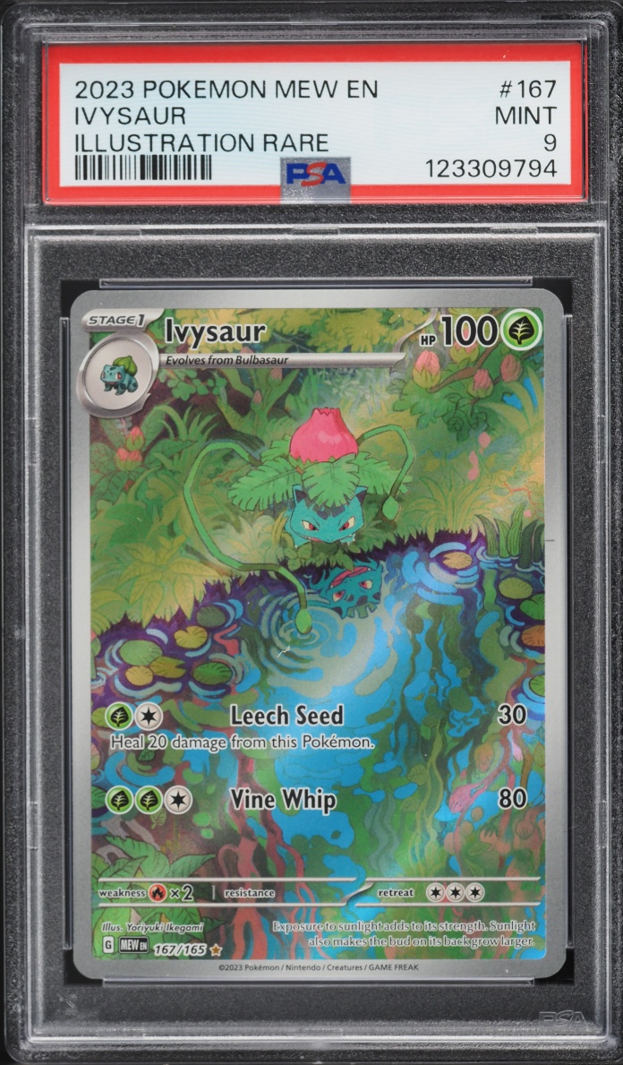 2023 Pokemon Scarlet & Violet 151 IR Ivysaur #167 PSA 9 MINT