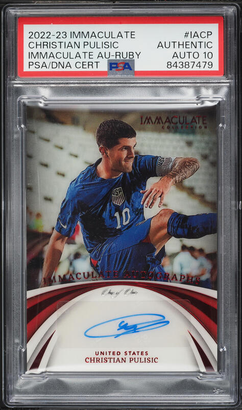 2016 Select Signature Orange Prizm Christian Pulisic ROOKIE AUTO