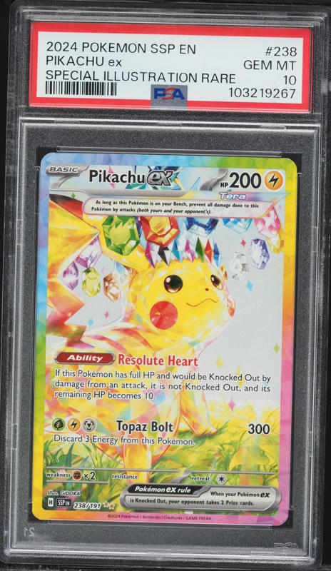 2024 Pokemon Japanese Super Electric Breaker SAR Pikachu Ex #132