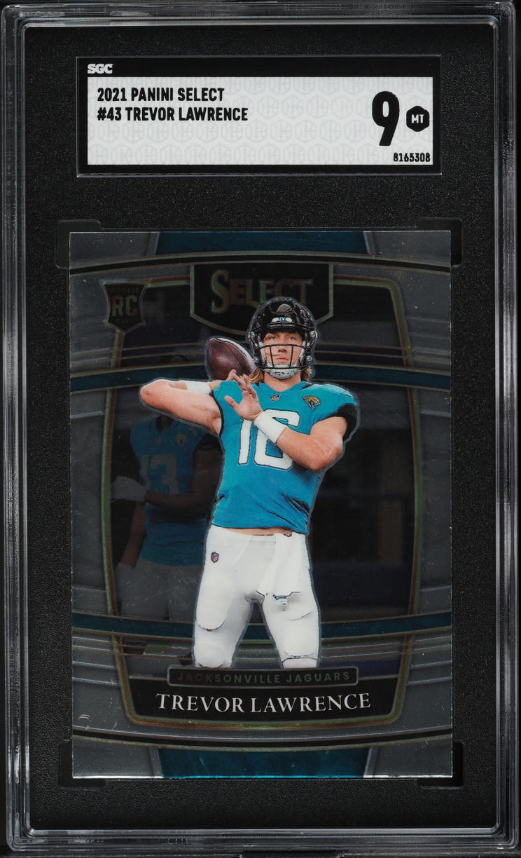 2021 Select Concourse Trevor Lawrence ROOKIE #43 SGC 9 MINT