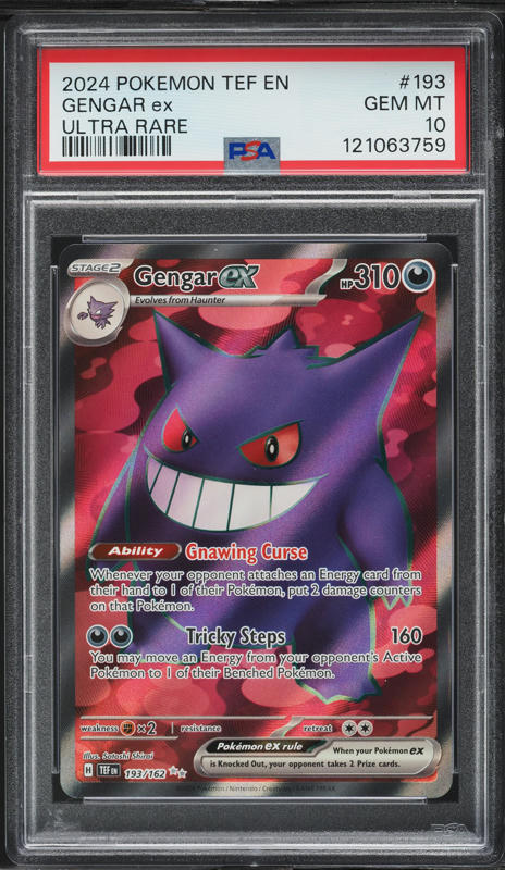 2014 Pokemon XY Promo Phantom Forces Jumbo Gengar EX #34 PSA 10