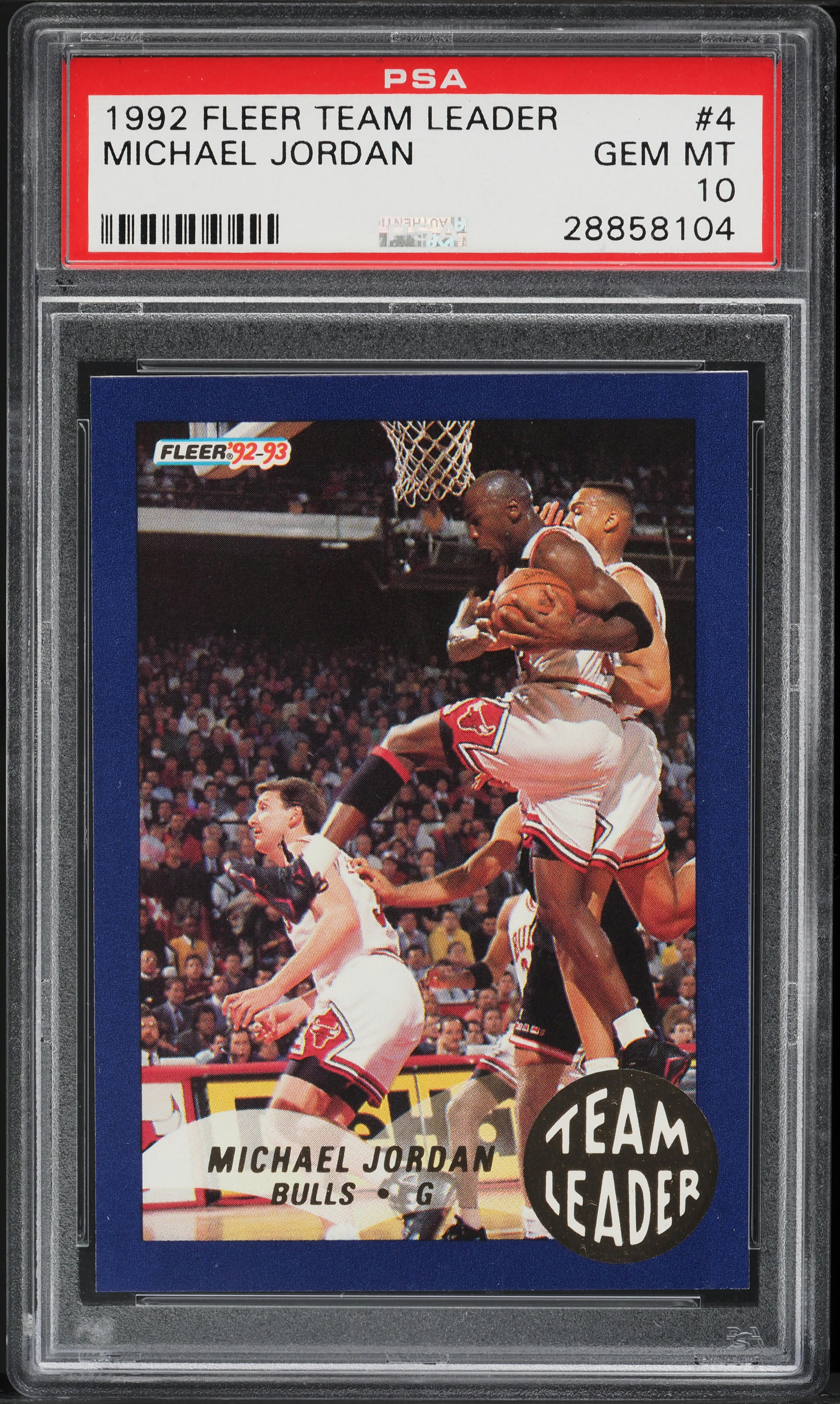 [お正月セール] 1992 Fleer マイケル ジョーダン PSA-9 美品！ Amazon.com: 1991-92 Fleer #29 Michael Jordan PSA 9 Graded