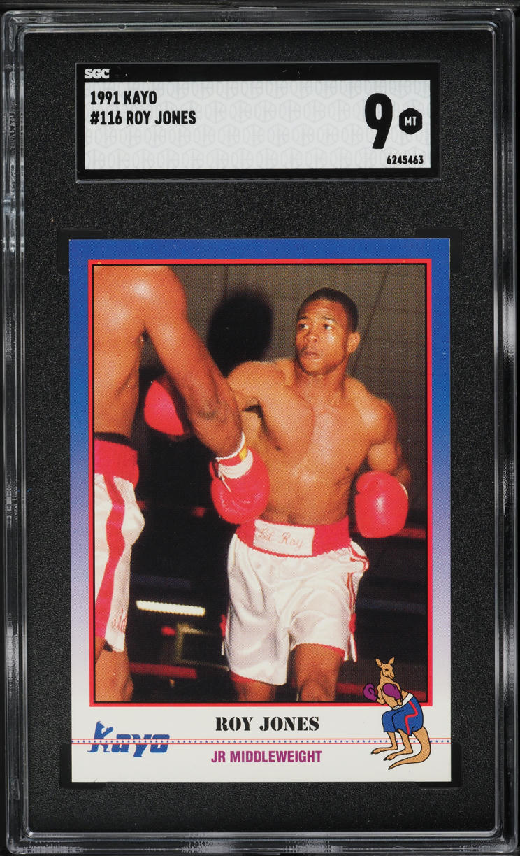 1991 Kayo Boxing Roy Jones ROOKIE #116 SGC 9 MINT