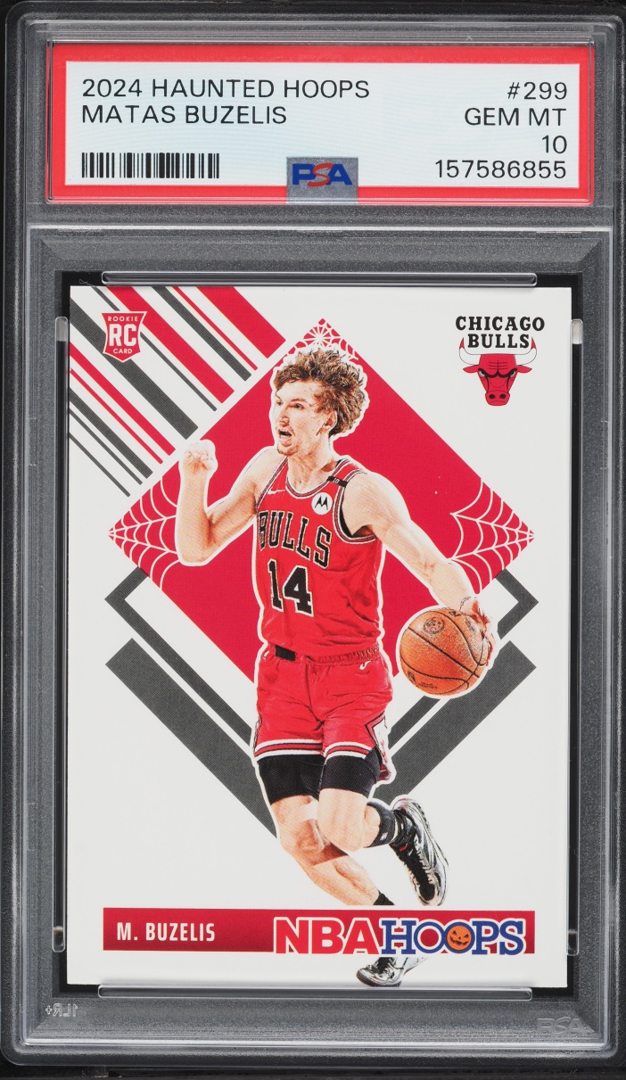2024 Haunted Hoops Matas Buzelis ROOKIE #299 PSA 10 GEM MINT