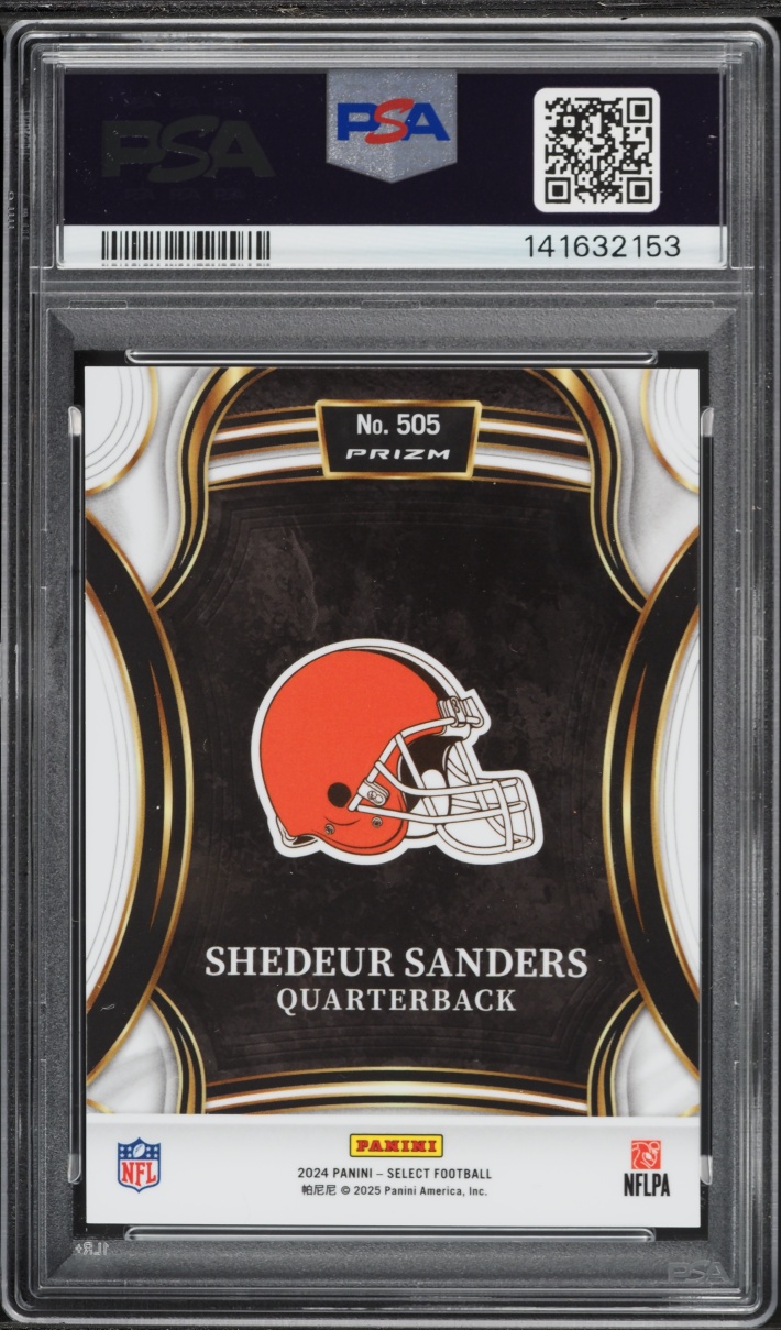 2024 Select XRC Prizm Shedeur Sanders ROOKIE #505 PSA 9 MINT
