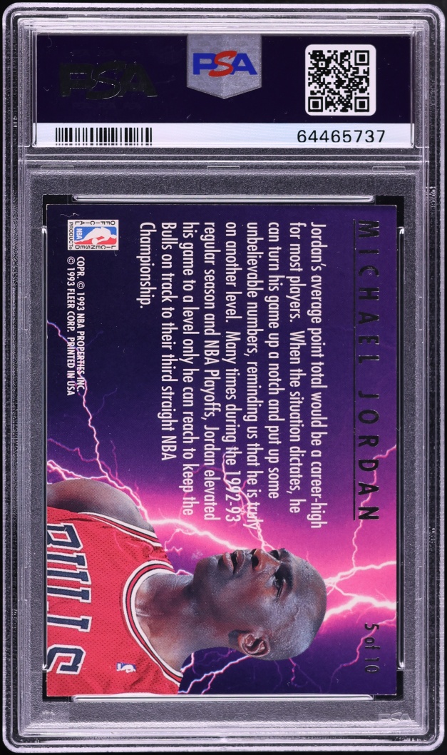 1993 Ultra Scoring Kings Michael Jordan #5 PSA 7 NRMT