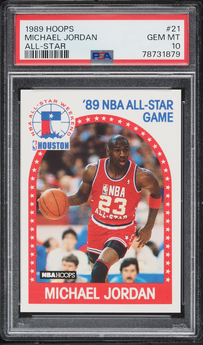 1989 Hoops All Star Michael Jordan #21 PSA 10 GEM MINT