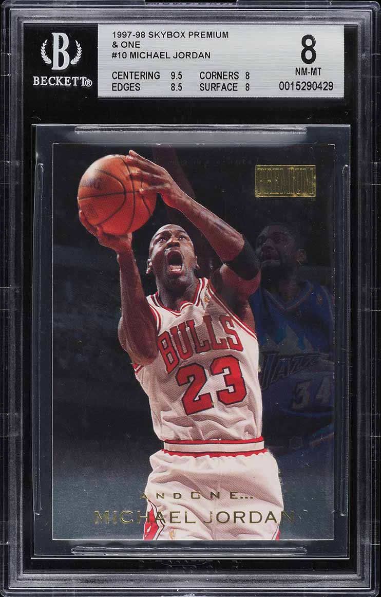 その他 1997 Skybox Premium Golden Touch die-cut 1997 Skybox Premium Golden Touch Die-Cut Michael Jordan #GT1