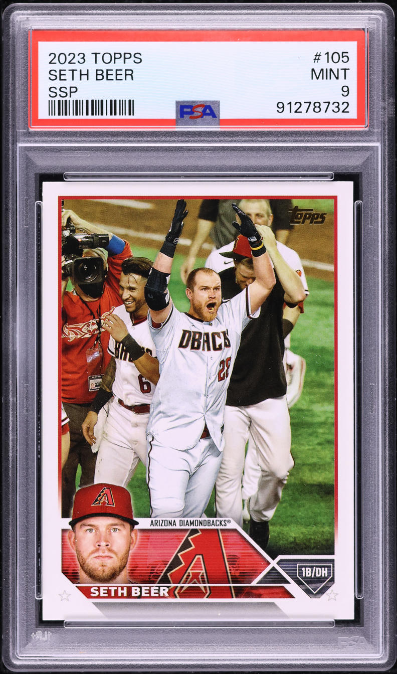 2023 Topps Seth Beer SSP #105 PSA 9 MINT