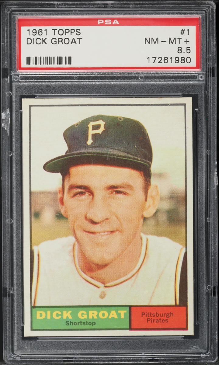 1961 Topps Dick Groat #1 PSA 8.5 NM-MT+