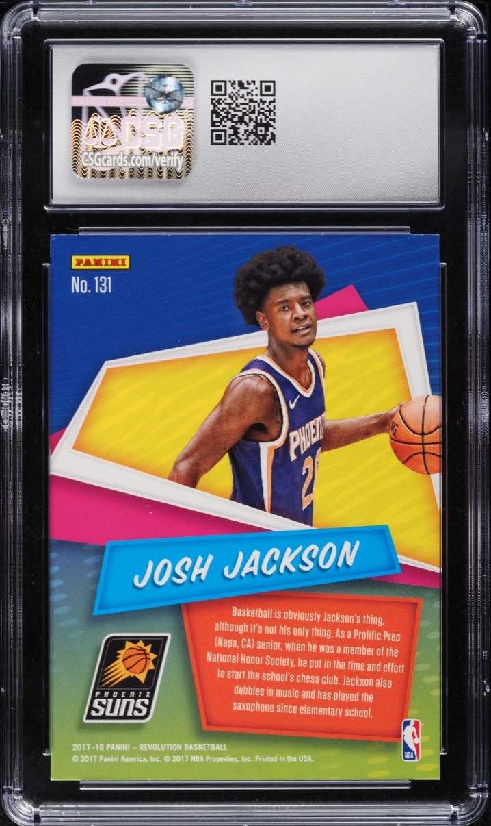 2017 Panini Revolution Josh Jackson ROOKIE #131 CSG 9 MINT