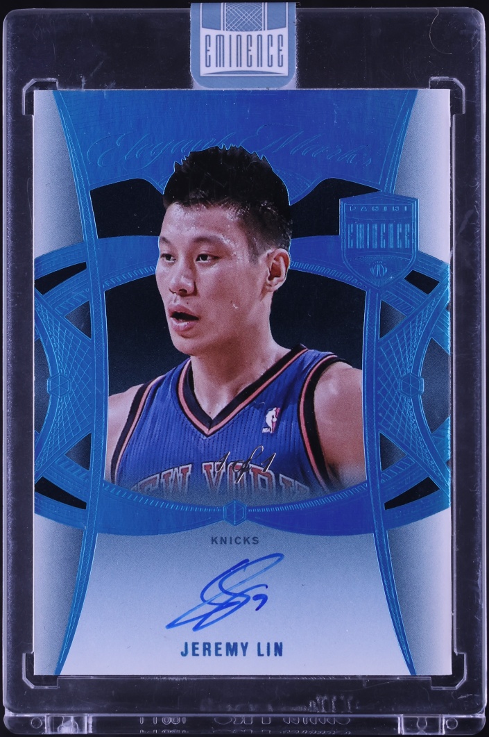 2024 Panini Eminence Elegant Marks Platinum Jeremy Lin AUTO 1/1 #EM-LIN