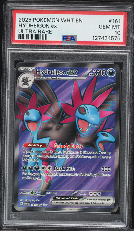 2024 Pokemon SV Surging Sparks Full Art Hydreigon ex #223 PSA 10