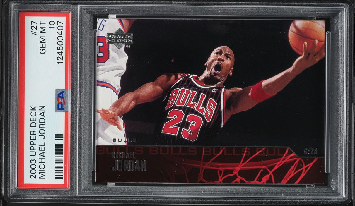 2003 Upper Deck Basketball Michael Jordan #27 PSA 10 GEM MINT