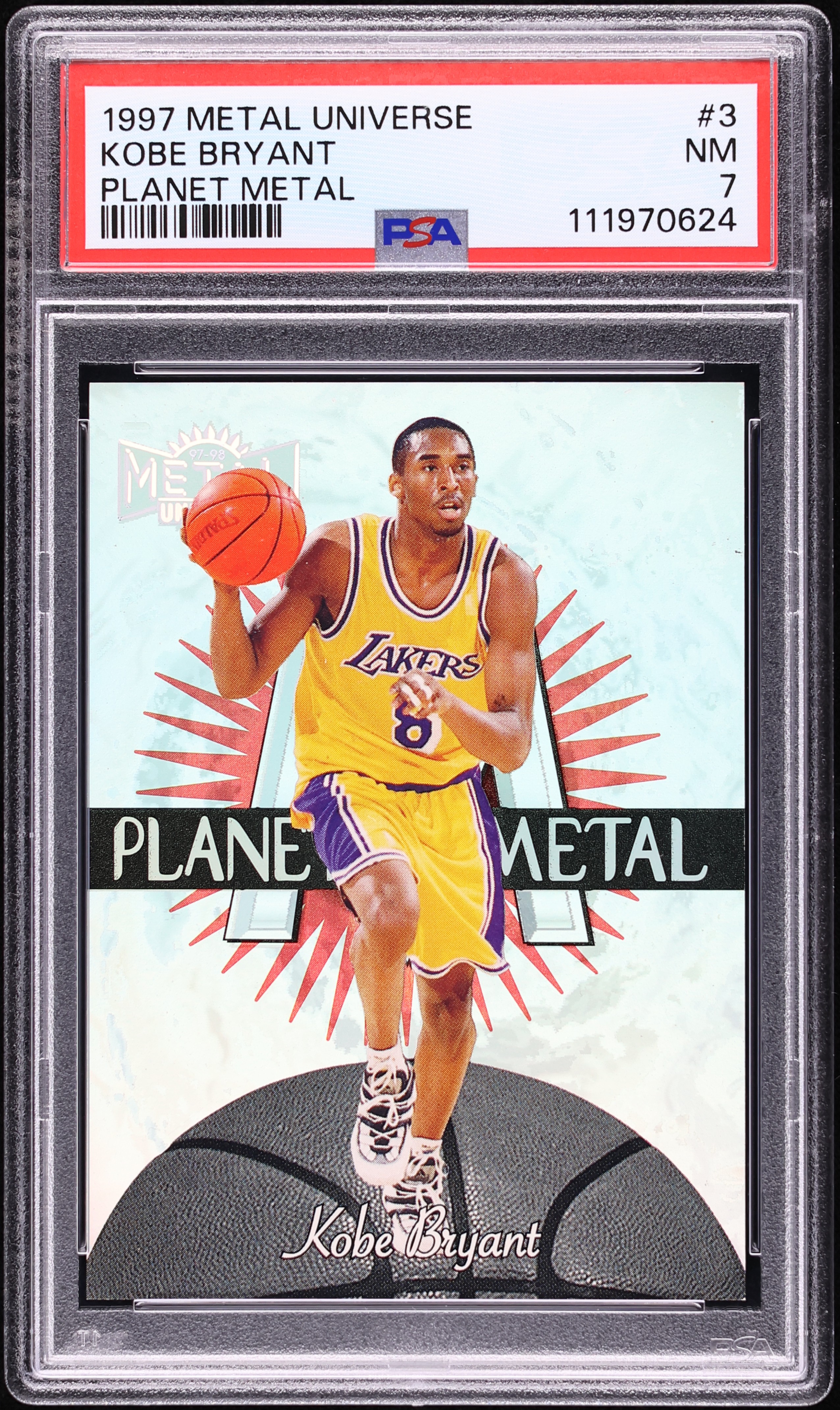PSA鑑定済 1997 KOBE BRYANT L UNIVERSE 1997 Metal Universe Championship Kobe Bryant | PSA CardFacts®
