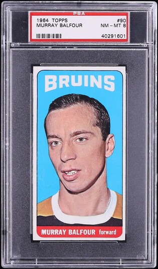 1964 Topps Hockey Murray Balfour #90 PSA 8 NM-MT