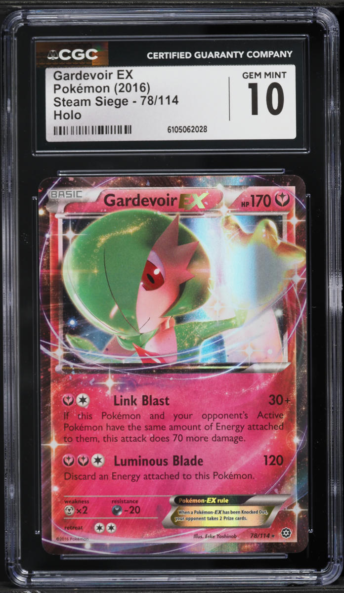 2016 Pokemon XY Steam Siege Holo Gardevoir EX #78 CGC 10 GEM MINT