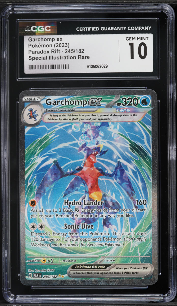 2023 Pokemon Scarlet & Violet Paradox Rift SIR Garchomp ex #245 CGC 10 GEM MINT