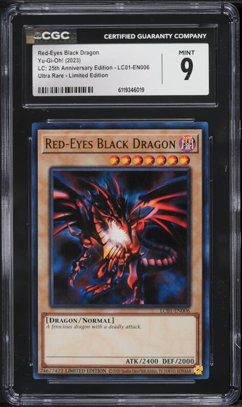 2021 Yu-Gi-Oh! MGED 1st Edition Premium Gold Rare Red-Eyes Black