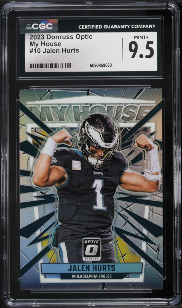 2023 Donruss Optic My House Jalen Hurts #10 CGC 9.5 MINT+