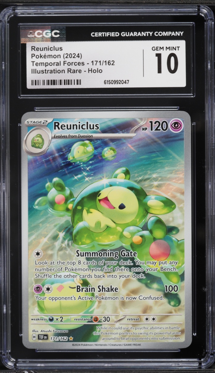 2024 Pokemon Scarlet & Violet Temporal Forces IR Reuniclus #171 CGC 10 GEM MINT