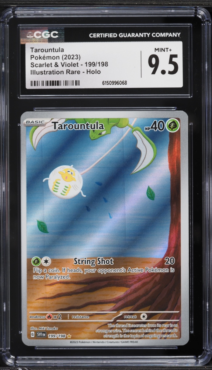 2023 Pokemon Scarlet & Violet IR Tarountula #199 CGC 9.5 MINT+